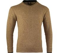 Jack Pyke - Pull Ashcombe - 100% Laine d'agneau - col V - Sable - XXL