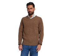 Jack Pyke - Pull Ashcombe - 100% Laine d'agneau - col V - Sable - XXL