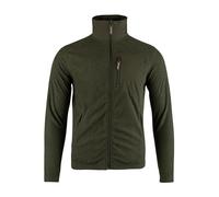 JACK PYKE Veste polaire légère pour homme, haut en polaire à manches longues avec col contrasté, coudières et poches zippées, idéal pour la randonnée, la chasse et les vêtements de campagne - Olive