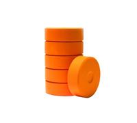 Jack Richeson 101295 Tempera Gâteaux Orange - Grand - Lot de 6