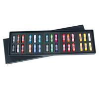 Jack Richeson 4280300 Richeson Signature Pastels Lot de 30 Assorties Rond Demi bâton Pastels