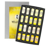 Jack Richeson Ensemble pastel roulé à la main Jaune