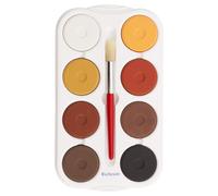 Jack Richeson Grands g teaux la d trempe avec plateau Couleurs multiculturelles assorties Ensemble de 8 2-1/4 x 11/16 po