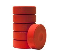 Jack Richeson Grands g teaux tempera Rouge brillant Lot de 6