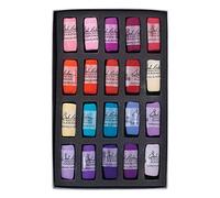 Jack Richeson Lot de 20 pastels doux roulés à la main Motif paysage floral