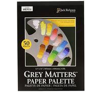 Jack Richeson Palette de Papier Grey Matters, 30,48 cm par 40,64 cm, 50 Feuilles