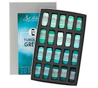 Jack Richeson Pastels doux roulés à la main, craie, vert turquoise, 1 pièce (lot de 1)