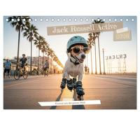 Jack Russel Active (Tischkalender 2026 DIN A5 quer), CALVENDO Monatskalender: Jack Russell Active - Dein Kalender für 2026!