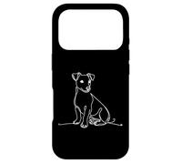 Jack Russell Art linéaire Hundefreund Coque pour iPhone 17 Pro