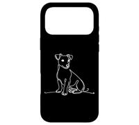 Jack Russell Art linéaire Hundefreund Coque pour iPhone 17 Pro Max