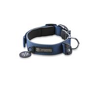 Jack & Russell Collier pour Chien Premium Luna réfléchissant et Collier pour Chien rembourré en néoprène de différentes Tailles et Couleurs (Tour de Cou L (43-58 cm), Bleu)