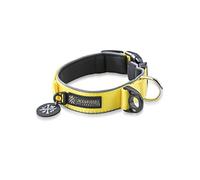Jack & Russell Collier pour Chien Premium Luna réfléchissant et Collier pour Chien rembourré en néoprène de différentes Tailles et Couleurs (Tour de Cou L (43-58 cm), Jaune)