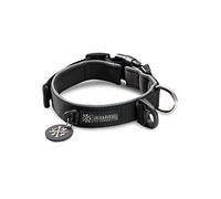 Jack & Russell Collier pour Chien Premium Luna réfléchissant et Collier pour Chien rembourré en néoprène de différentes Tailles et Couleurs (Tour de Cou L (43-58 cm), Noir)