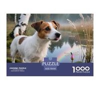 Jack Russell Terrier 1000 Pièces Jigsaw Puzzle Animal de Compagnie Chien À Partir De 14 Ans Détente Cadeaux Défi Jouets 70x50cm/1000pcs