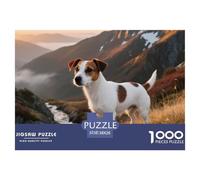 Jack Russell Terrier 1000 Pièces Jigsaw Puzzle Animal de Compagnie Chien pour Adultes Détente Jeu Éducatif Défi Activité Créative 38x26cm/1000pcs