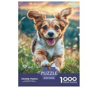 Jack Russell Terrier 1000 Pièces Small Chien Puzzle pour Adultes Détente Décoration Moderne Adultes Et Adolescents Dès 14 Ans 70x50cm/1000pcs