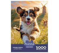 Jack Russell Terrier 1000 Pièces Small Chien Puzzle pour Adultes Jeu Éducatif Défi Cadeau Unique Adultes Et Adolescents Dès 14 Ans 70x50cm/1000pcs