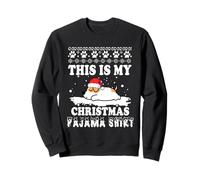 Jack Russell Terrier Dog This is My Christmas Pajama Xmas Sweatshirt