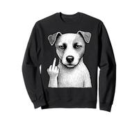 Jack Russell Terrier Doigt d'honneur Sarcastique Amoureux des Chiens Sweatshirt