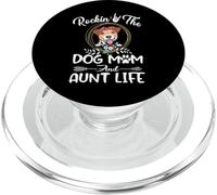 Jack Russell Terrier Rocking The Dog Mom and Aunt Life PopSockets PopGrip pour MagSafe