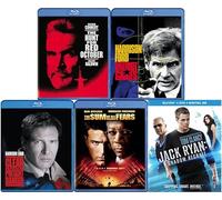 Jack Ryan 5-Movie Blu-ray Collection: The Hunt for Red October / Patriot Games / Clear and Present Danger / Sum of All Fears / Jack Ryan: Shadow Recruit (Tom Clancy)