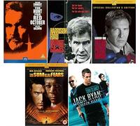Jack Ryan All 5 Movies DVD Complete Collection: The Hune for Red October, Patriot Games, Clear and Present Danger, The Sum of All Fears, Shadow Recruit Extras by Sean Connery