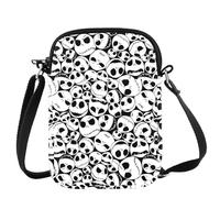 Jack & Sally Sac à bandoulière Zero Dog Gifts Oogie Boogie Cadeaux Nightmare Movie Sac à bandoulière, Many Bones Cb1, 111