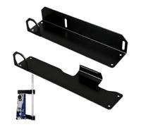 Jack Stand Organizer - Storage Rack for Floor Jacks Tools | Solid Metal Frame with Bolt Mount Design, Anti Slip Support, Space Saving Holder for Automotive Garages and Maintenance Workstations