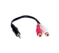 Jack stereo 3,5 mm > connecteur rca