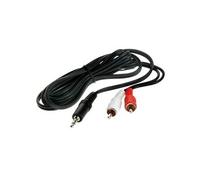 Jack stereo 3,5 mm > connecteur rca