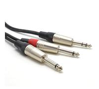 Jack stéréo pro 6,3 mm vers 2 x jack mono 6,3 mm - 1,5 m