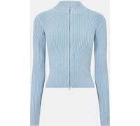 Jack Wills Acid Wash Zip-Up Top Bleu doux 10 (S) Female
