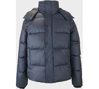 Jack Wills Appledore Water And Wind Resistant Hooded Short Puffer Jacket Noir M Male