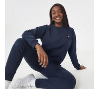 Jack Wills Astbury Raglan Crew Sweatshirt Marine 4 (3XS) Female