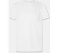 Jack Wills Ayleford Logo T Shirt Blanc 2XL Male