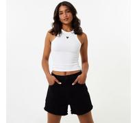 Jack Wills Badge Rib Tank Top Blanc 6 (2XS) Female