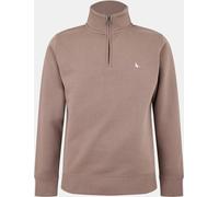 Jack Wills Barchester Quarter Zip Sweatshirt Brique Rose XS Male