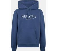 Jack Wills Batsford Logo Hoodie Mens Indigo vintage XS Male