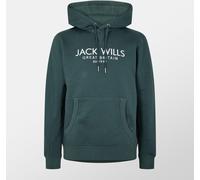 Jack Wills Batsford Logo Hoodie Mens Pin sombre S Male