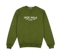 Jack Wills Belvue Logo Sweatshirt Mens Ciboulette 2XL Male