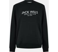Jack Wills Belvue Logo Sweatshirt Mens Noir 3XL Male