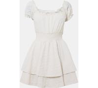 Jack Wills Broderie Mini Dress Crème au beurre 8 (XS) Female