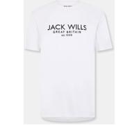 Jack Wills Carnaby Logo T-Shirt Mens Blanc S Male