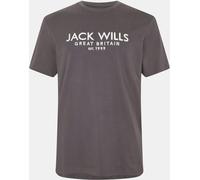 Jack Wills Carnaby Logo T-Shirt Mens Fer forgé L Male
