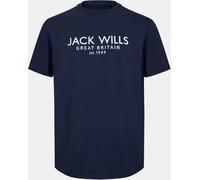 Jack Wills Carnaby Logo T-Shirt Mens Marine L Male