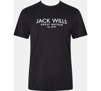 Jack Wills Carnaby Logo T-Shirt Mens Noir XS Male