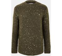 Jack Wills Chunky Twist Crew Sweater Chiné feuille M Male