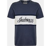 Jack Wills Colour Block T-Shirt Ciel nocturne L Male