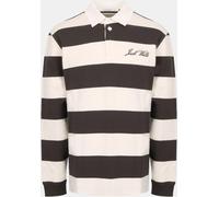 Jack Wills Cotton Long Sleeve Rugby Polo Shirt Fer/Os XL Male