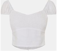 Jack Wills Crochet Mix Top Blanc vintage 10 (S) Female